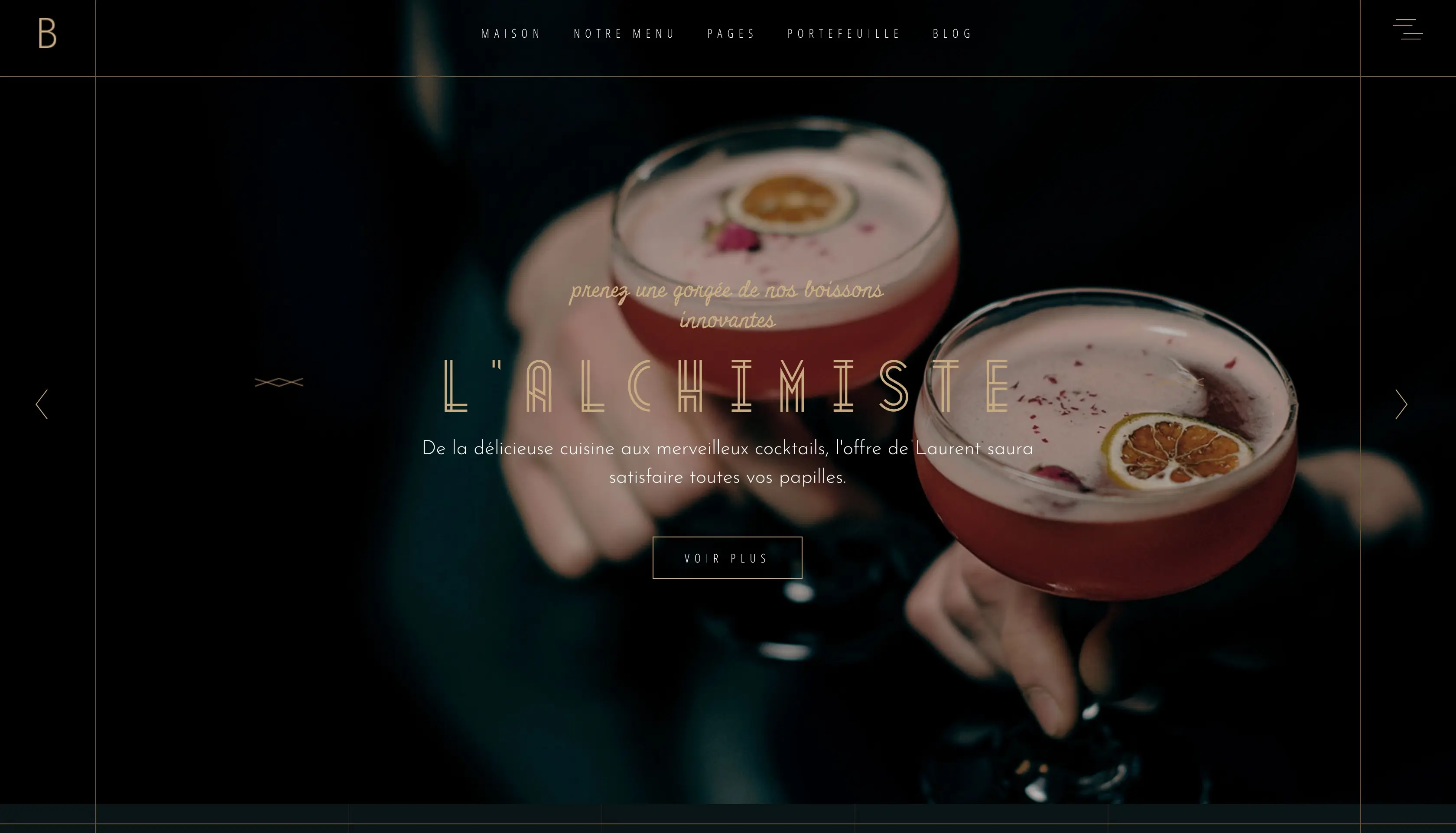 Site web pour brasserie